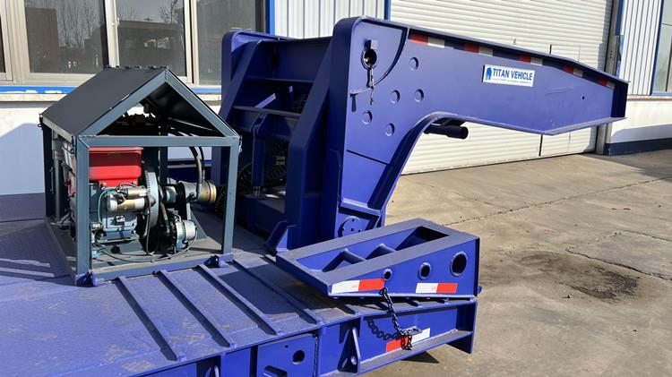 3 Axle 60 Ton Removable Gooseneck Trailer for Sale Near Me