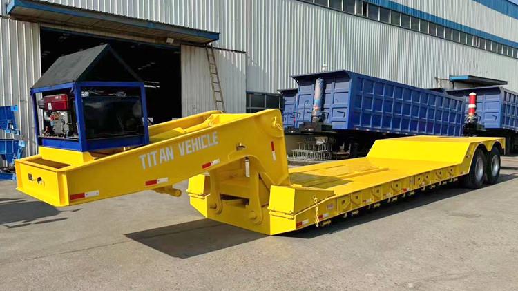 2 Axle 50 Ton Lowboy Trailer for Sale in Honduras