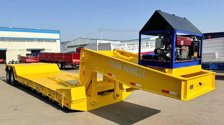 2 Axle 50 Ton Lowboy Trailer for Sale in Honduras