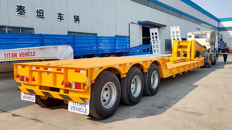 Detachable Gooseneck Low Bed Trailer for Sale in Trinidad and Tobago