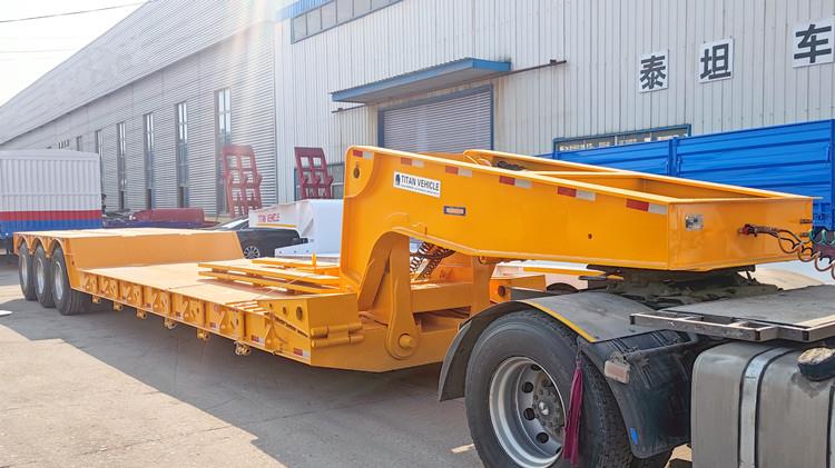 Detachable Gooseneck Low Bed Trailer for Sale in Trinidad and Tobago