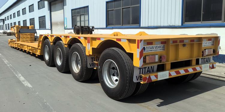 4 Axle 100 Ton Lowboy Trailer for Sale in Mexico
