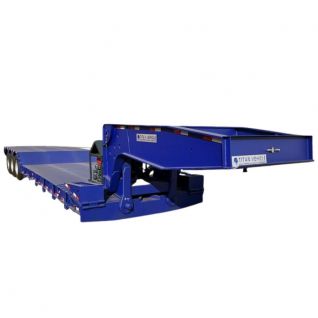 3 Axle 80 Tons Detachable Low Bed Trailer