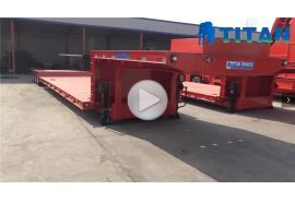 Super-low lowbed trailer
