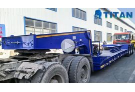 80 Ton Tri Axle Detach Gooseneck Trailer